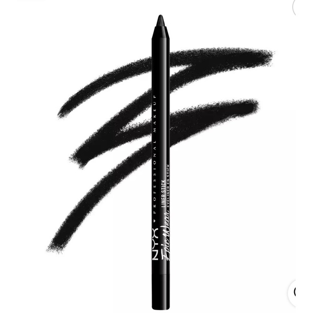 NYX Epic Wear Liner Stick Eyeliner Pitch Black EWLS08 Waterproof Pencil NEW